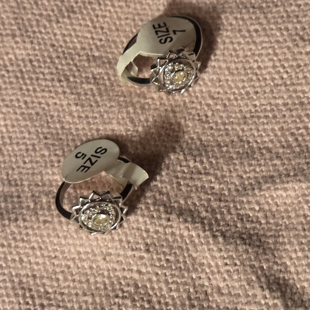Fragrant Jewels Silver Chakra Rings